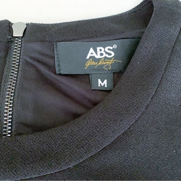 Abs allen schwartz black cropped top size medium - Picture 4 of 7